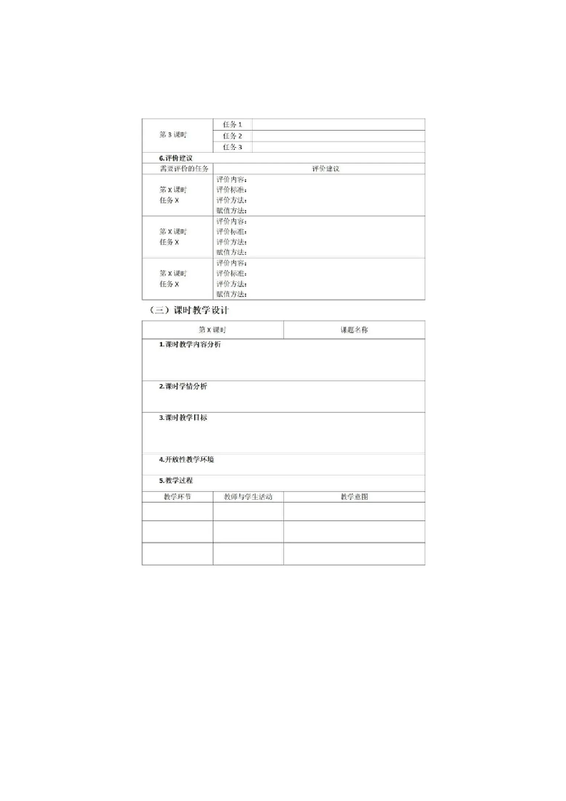 小学信息科技单元教学设计框架 第2页