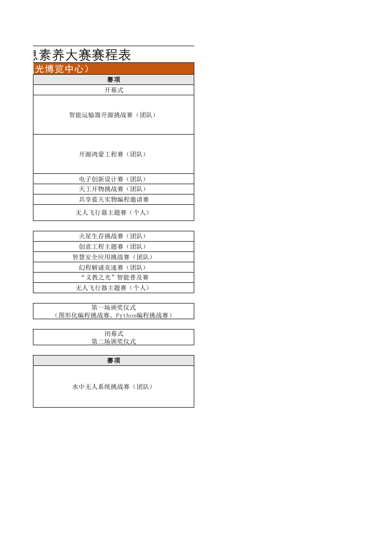 2024年全国青少年信息素养大赛总决赛赛程表 第2页