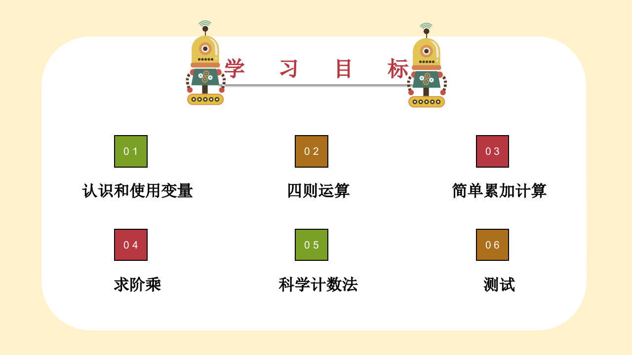 小学生Scratch编程竞赛辅导PPT课件 变量和计算 (第3课，共9课） 第2页
