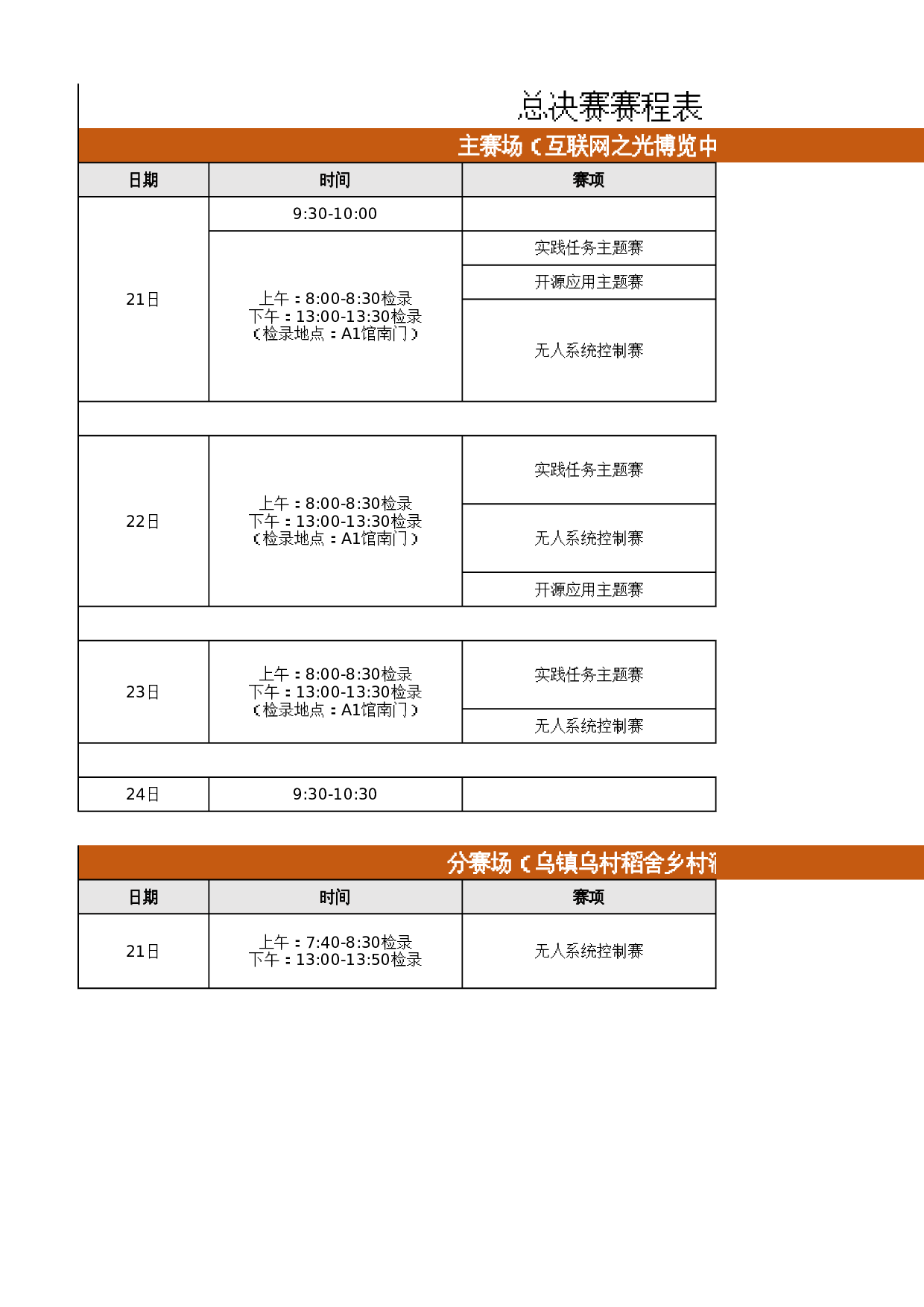 2026年全国青少年信息素养大赛总决赛赛程表 第1页